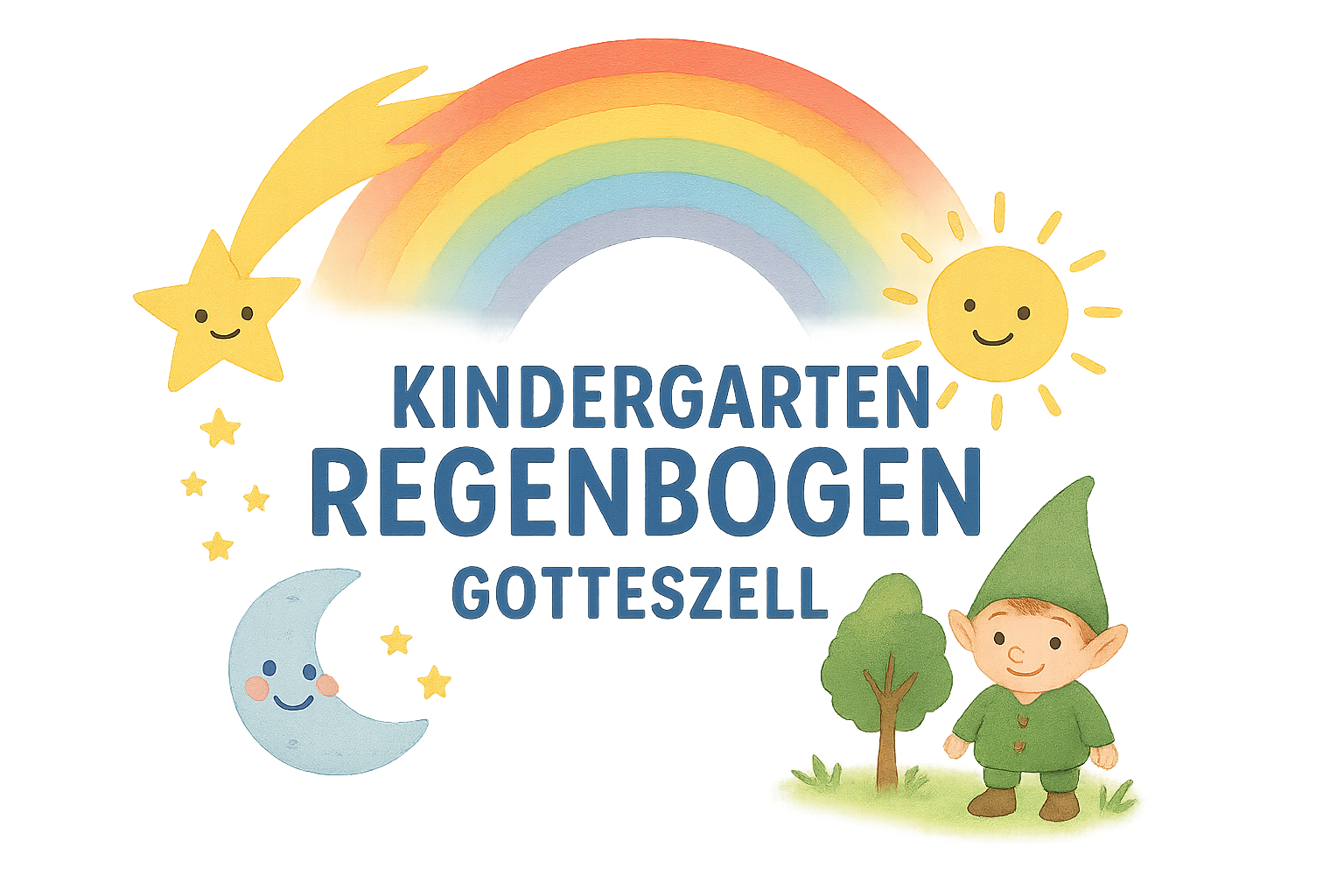  Kindergarten Regenbogen Gotteszell - Impressionen Illustration 